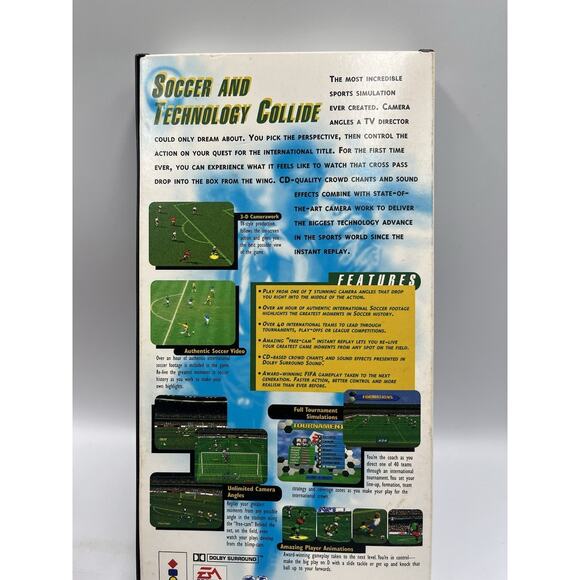 FIFA International Soccer (3DO, 1994) TESTED Complete In Box With Manual - Picture 3 of 13